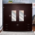 thumbnail image 2 of Ropero closet guardaropa armario dafne nogal R21 R21 Muebles Dafne funcional Roper, 2 of 2