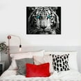 thumbnail image 5 of Nawypu LyeArtork Tiger with Green Eyes Wall Art Black and White Wildlife Tiger Portrait Canvas Prints Pictures Wall Decor Artwork for Modern Home Living Room Bedroom Office, 5 of 5