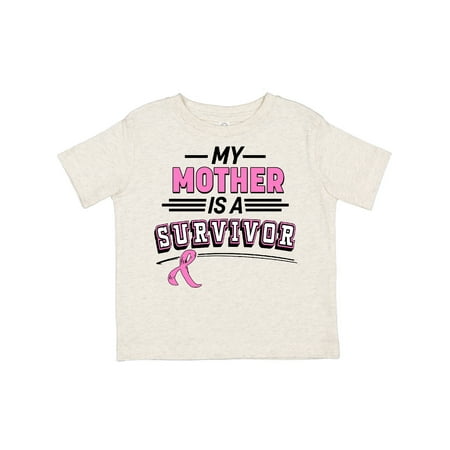 

Inktastic My Mother is a Survivor Breast Cancer Awareness Gift Toddler Boy or Toddler Girl T-Shirt