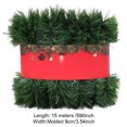 thumbnail image 4 of Kearding PVC El Hogar O El Aula Con Una Guirnalda Verde De Abeto Duradera Guirnalda De Navidad DIY Fácil De Verdear 15 M Type3 NO3, 4 of 6