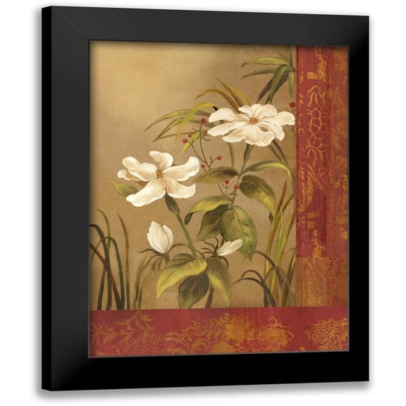 Jensen, Asia 12x14 Black Modern Framed Museum Art Print Titled - Spice Route II