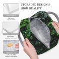 thumbnail image 3 of Vsdgher Lush Foliage Green Plant Print Insulated Lunch Bag Simple Bento Cooler Bag Lunch Tote Bag , Suitable for picnics, school, work, 3 of 6