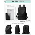 thumbnail image 3 of Mochila deportiva VENATIN, impermeable, para mujer, color negro, 3 of 9
