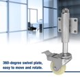 thumbnail image 2 of Cergrey 3  Nylon Gate Wheel Spring Loaded Swivel Caster with Brake 220lbs Load Capacity,Gate Wheel, Spring Loaded Wheel, 2 of 8