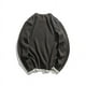 thumbnail image 3 of Suéter de cuello redondo de color sólido para hombre de otoño, suéter juvenil para hombre, estilo versátil, 3 of 5