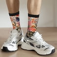 thumbnail image 6 of KLL Butterflies And Flowers Painting Print Cool Socks Men's Women's Crew Socks Funny Crazy Novelty Stockings, 6 of 6