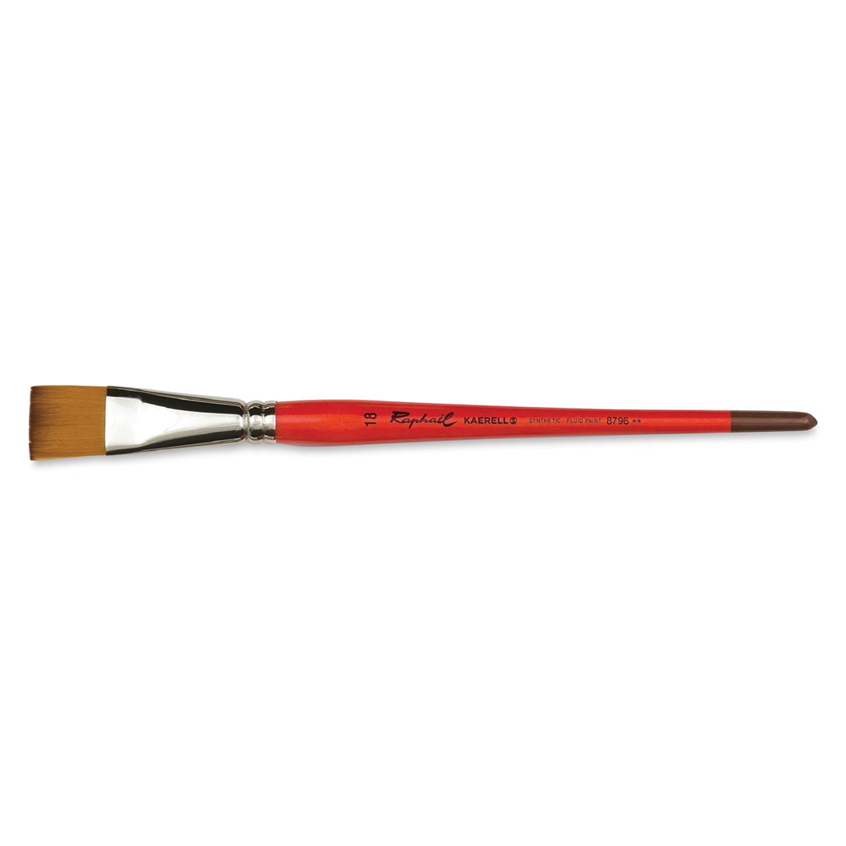Synthetic Raphael Kaerell Long Handle Oil & Acrylic Brush Filbert 18 