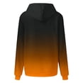thumbnail image 4 of IMENGL Chandail à Capuchon Mode à Manches Longues avec Imprimé de Lignes Dégradées, Orange TG, Taille M-2TG, 4 of 4