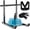 straight tube handles, variant on GanFindX Workout Sled, Strength Training Weight Sled with Harness Strap, Compatible with 1" & 2" Weight Plates, 350 LBS Heavy Duty Fitness Equipment, Gray