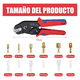 thumbnail image 2 of Kit Pinzas Crimpadora Bloosom  Cable+450 Terminales Aislados 2,8/4,8/6,3 Rojo, 2 of 4