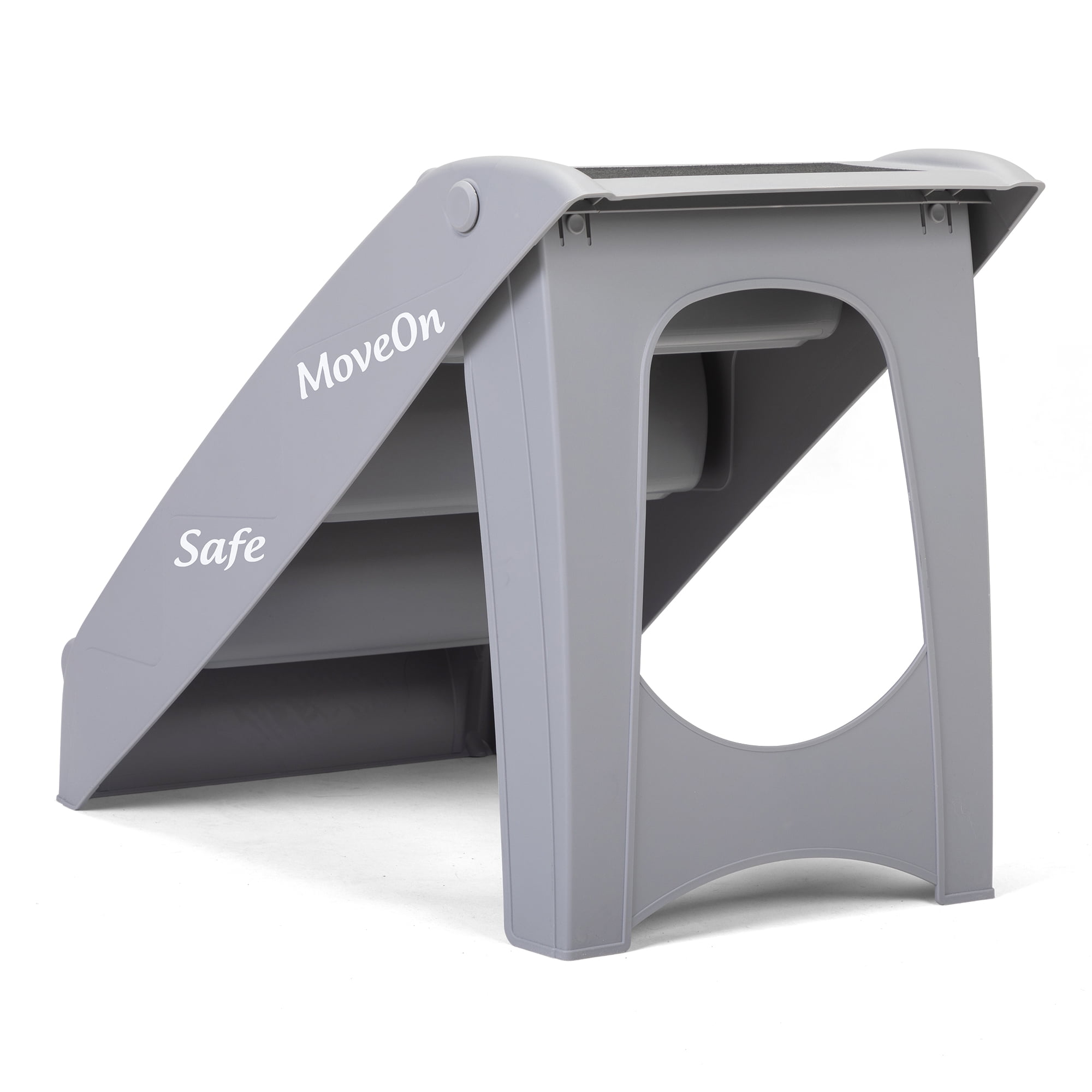 Pefilos 39" Foldable Dog Ramp Folding Portable Pet Stairs, Cat and Dog Stairs for Car, Bed, Couch, Beige Pefilos 39" Foldable Dog Ramp Folding Portable Pet Stairs, Cat and Dog Stairs for Car, Bed, Couch, Beige
