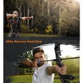 thumbnail image 2 of Archery Recurve Bows Set,Bow and Arrow Adults,Suitable for Outdoor Hunting, Target Practice, 2 of 12