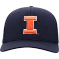 thumbnail image 2 of Men's Top of the World Navy Illinois Fighting Illini Reflex Logo Flex Hat, 2 of 4