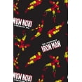 thumbnail image 4 of Marvel Men's Iron Man Retro Allover Print Loungewear Pajama Pants, 4 of 6