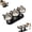 B-Black, variant on Anti-Slip Elevated 3-Bowl Pet Feeder, Non-Slip Elevated Pet Feeder with 3 Bowls, Raised Feeding Station for Cats and Small Dogs, Ideal for Improved Posture and Comfort (A-Natural Wood)