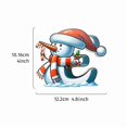 thumbnail image 2 of DAMAI 2025 New 26 Snowman Acrylic Alphabet Ornaments for Christmas Tree Red Initial Letter Hanging Pendant with Red Hat Mini Monogram Hanging Decorations for Christmas Tree Party Gifts DIY Decor, 2 of 5
