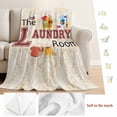 thumbnail image 5 of Laundry Room Blanket Soft Cozy Warm Twin Blanket for Bed, Plush Fuzzy Flannel Fleece Blankets for Sofa, Rustic Farmhouse Washing Machine Clothes Throw Blankets for Couch, Gifts for Men, 60"x80", 5 of 9