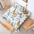 thumbnail image 6 of 60x60 Inch Waterproof Square Tablecloth, Thickened Polyester Table Cover for Dining & Parties, Floral Print, 6 of 6