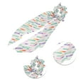 thumbnail image 3 of Unique Bargains 1 Pc Triangle Ribbon Scrunchies Colorful, 3 of 5