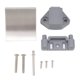 thumbnail image 1 of Cabinet Door Lock Buckle Metal Nylon Drawer Lock Handle Mounting Set for RV Yacht 7mm Opening P07 SN (Brushed Nickel), 1 of 4