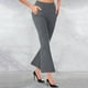 thumbnail image 1 of Pantalones KIHOUT para mujer, tallas grandes, pantalones de vestir, pantalones de trabajo de cintura alta, pantalones casuales de oficina elásticos., 1 of 7