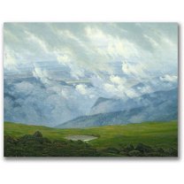 Trademark Fine Art Caspar Friedrich Drifting Clouds Canvas Wall Art - 18x24