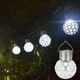 thumbnail image 3 of Luz Colgante, Lámpara Colgante Luz de Acero LED solar LED, Dormitorio para Jardín de Patio, 3 of 7