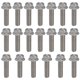 thumbnail image 1 of 20 piezas M10x1.5 Tornillos A2‑70 Tornillo de cabeza hexagonal con brida de acero inoxidable con junta DIN6921M10x40, 1 of 9