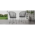 thumbnail image 3 of Euroco TAVON CHAIR,2PCS with 2 Cushions,Gray, 3 of 9