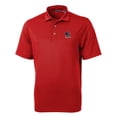 thumbnail image 2 of Men's Cutter & Buck Red Delaware Fightin' Blue Hens Team Logo Virtue Eco Pique Recycled Polo, 2 of 3
