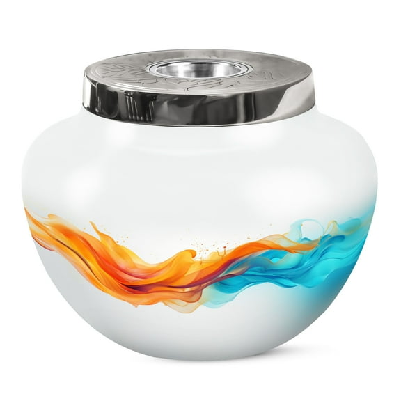 KARYLIZ Splash Urn - Cremation Urn For Adults - urns for woman human ashes (Size - 10 INCH)