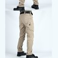 thumbnail image 4 of Htigea Men's Hiking Work Cargo Pants Lightweight Waterproof 6 Pockets Outdoor Mountain Fishing Camping Pants M-3XL, 4 of 5