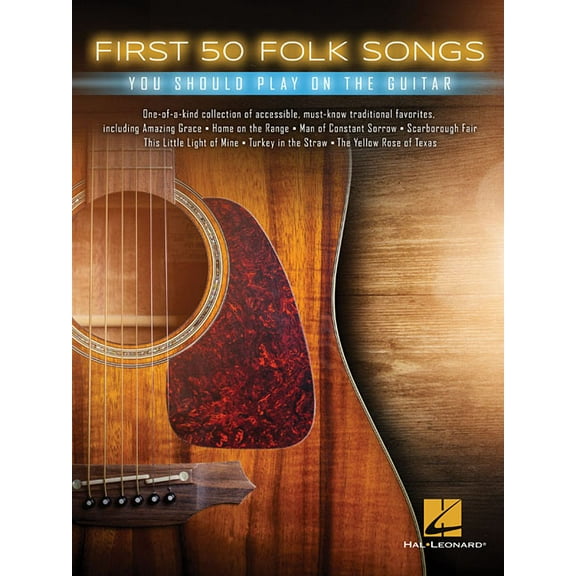 First 50 Folk Songs You Should Play on Guitar, (Paperback)