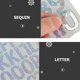 thumbnail image 2 of Holographic Letter Stickers Self Adhesive Alphabet Sticker for Decor 10 Sheets, 2 of 4