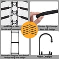 thumbnail image 4 of Beiled 2-pack 5-in-1 Space Saving Clothes Hangers, Non-Slip Foam Padded for Coat,  Suit, T-Shirt - Closet Organizer, 4 of 8