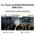 thumbnail image 5 of ZWNAV 12.3 inch Android 14 Car Radio CarPlay For Honda Accord Honda Crosstoyr 2008-2013 Touch Screen Multimedia Player GPS Navigation Head Unit DSP WIFI, 5 of 14