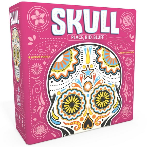 Asmodee - Space Cowboys - Skull - Board Game for Adults & Children from 10 years - Bluff Game & Risk Taking - For Parties with Friends - 3 to 6 Players - 30 min - English and French