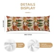 thumbnail image 3 of KLL Ultra Soft Microfiber Body Pillow Cover/Pillowcases 20"x54" with Hidden Zipper Closure-Holiday Christmas Stars, 3 of 8