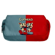 BINGTIESHA The Cuphead Show 3D Oxford Double-layer pencil pencilcasestationery office household stationery