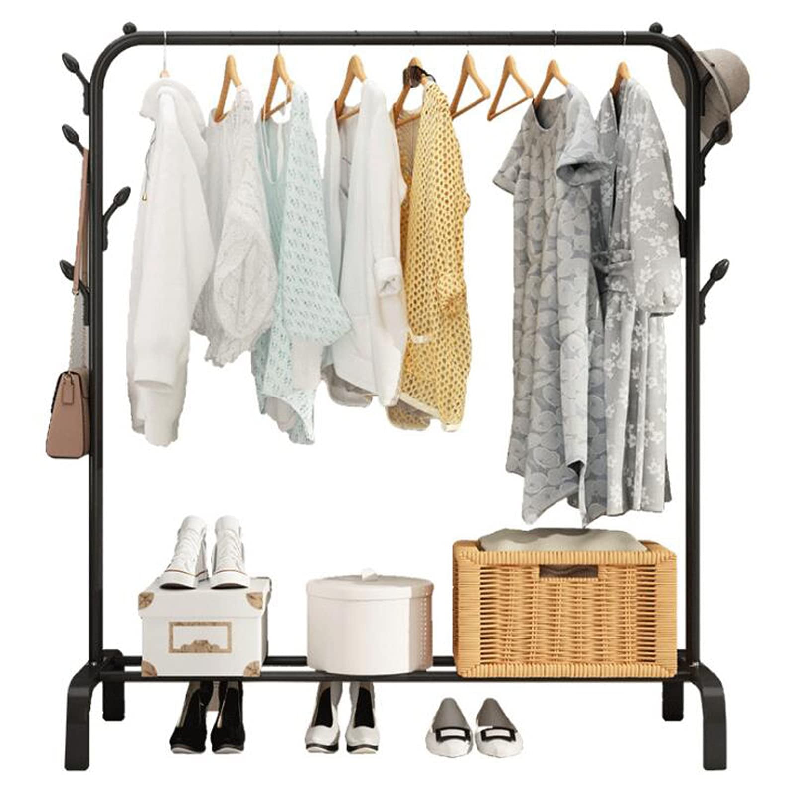 Clothing Rack, Clothing Rack for Hanging Clothes,Black - Walmart.com