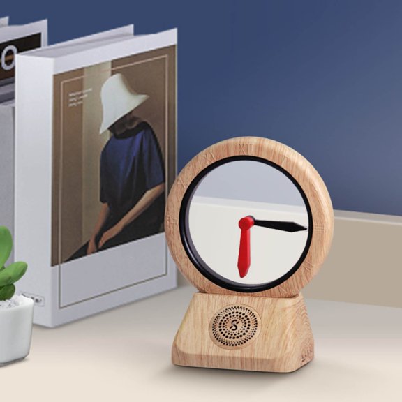 Yhmxh Smart Home Speaker Sound Machine And Space Gate Vintage Bluetooth Speaker Suspended Clockwise Bluetooth Subwoofer Vintage Clock Sound Sound