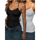 thumbnail image 1 of Set De Dos Blusas Mujer Tirantes Casual Blusa Crop Top Dama UNITALLA, 1 of 7