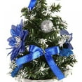thumbnail image 3 of Mini Tabletop Christmas Tree Artificial, Christmas Desk Deco in Little Flowerpot Base, 3 of 5