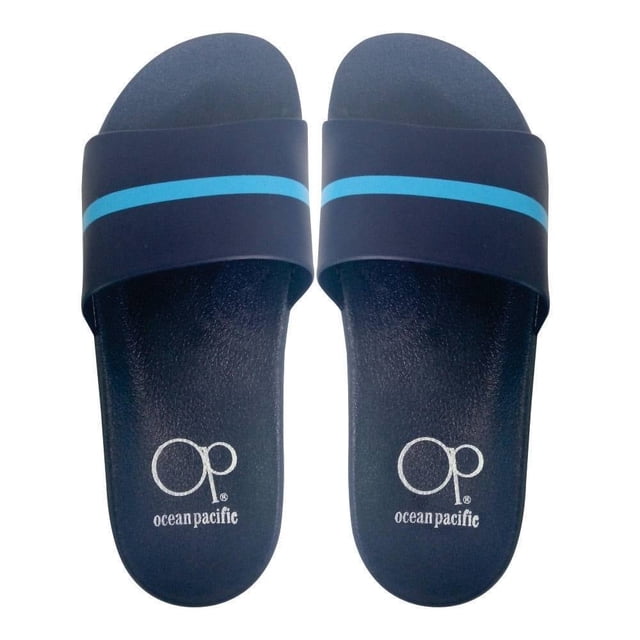 Sandalia Op Talla 28 Caual con Franja Azul