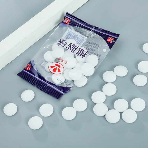 ShenMo 10 pièces boules de naphtaline blanches Non toxiques pour garde-robe  enlever les cafards avec un parfum naturel de haute qualité 