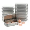 thumbnail image 4 of 12pcs Silver Iron Hinge Box Small Storage Box Household Storage Box 9.5x6x2cm, 4 of 8