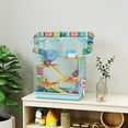 thumbnail image 2 of PawHut 18.5" Hamster Cage with Tube System, Exercise Wheel, Light Blue, 2 of 10