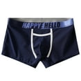 thumbnail image 5 of Xunlbb Men's Boxer Briefs Fashion Solid Breathable Close Fitting Underpants Lightweight Quick Dry Comfortable Briefs Plus Size 4-Way-Stretch Mens Underwear Summer Inner Fit, 5 of 7