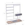 thumbnail image 4 of Jewelry Display Stand Tray Shelf for Makeup Table Organization Table Bedroom White, 4 of 8