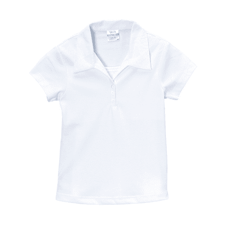 unik uniforms unik unik Girl s Uniform Triple Button Collar Shirt 